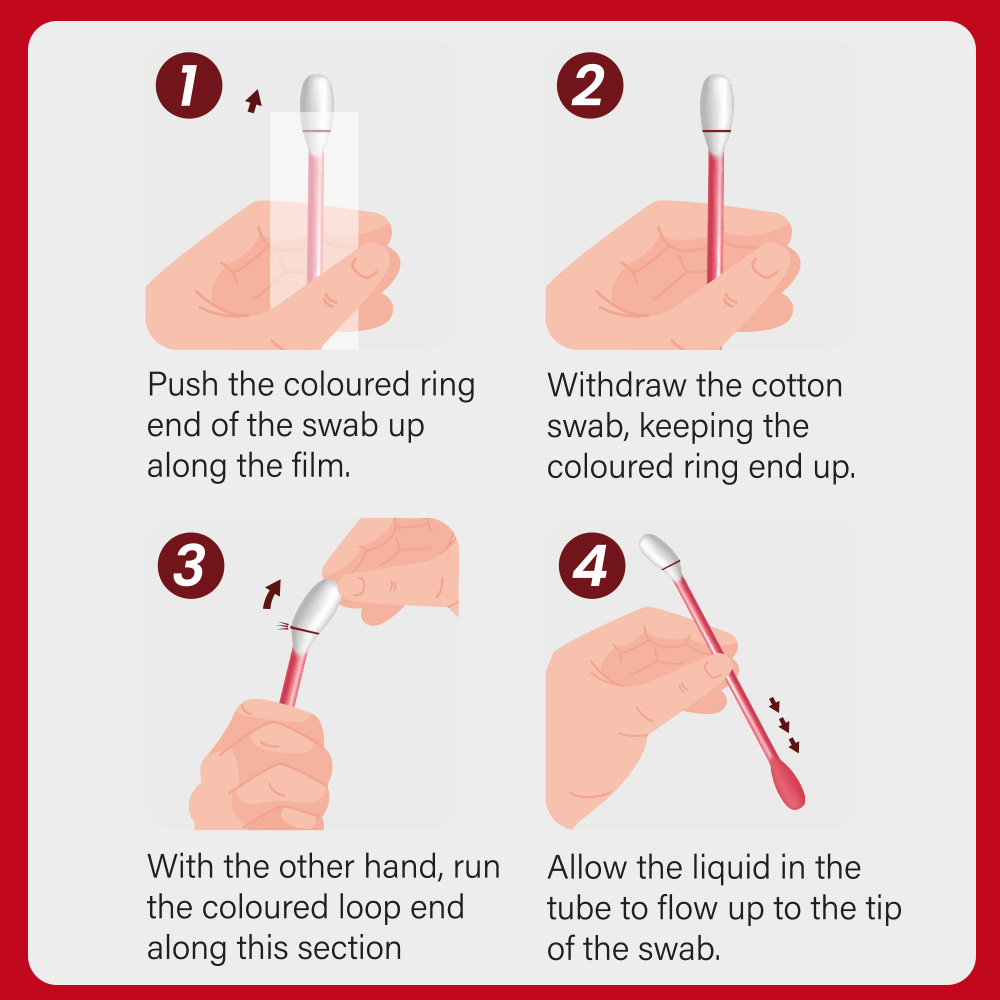 1Pcs Disposable breakable iodine swabs for emergency disinfection