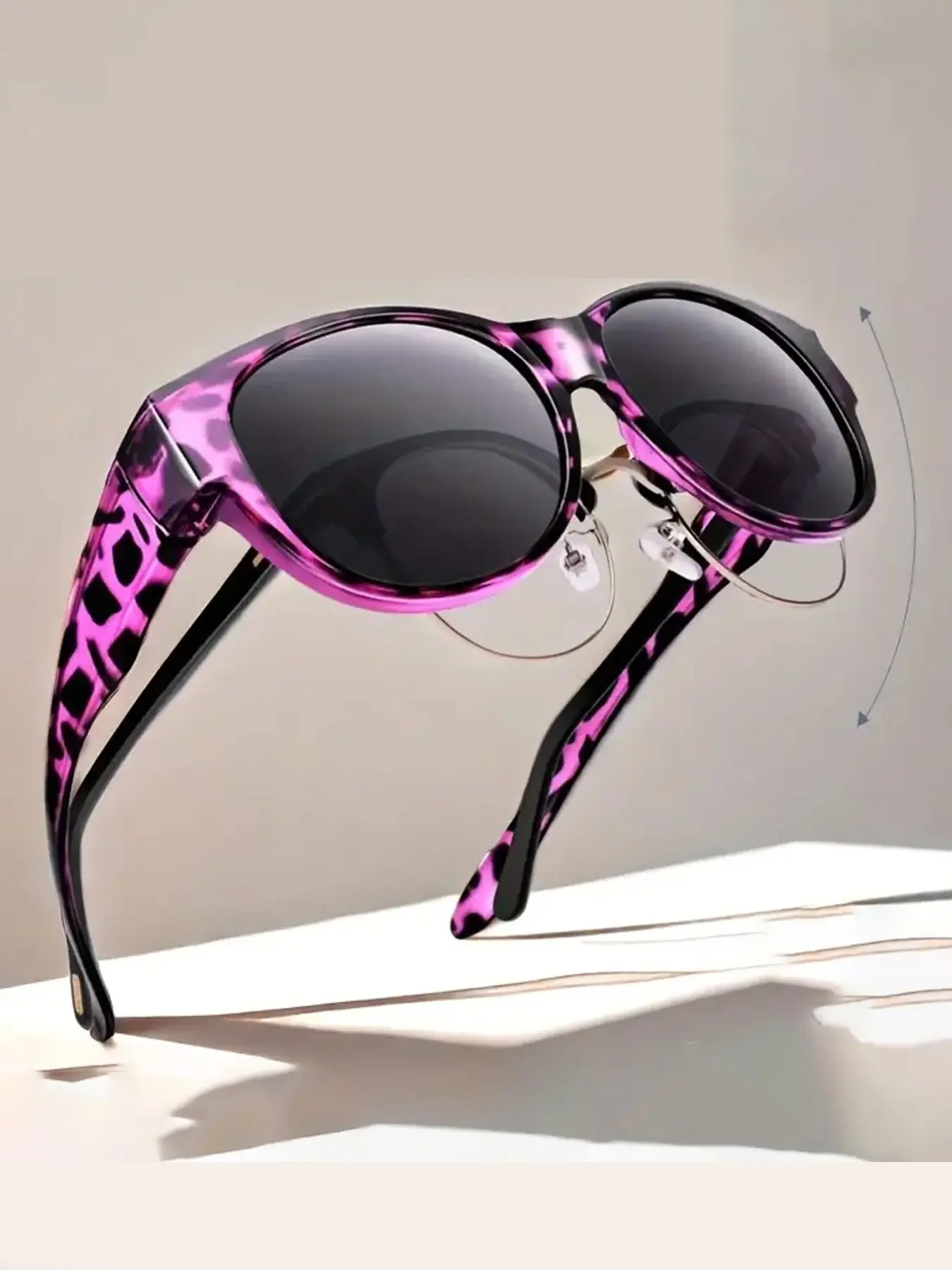 Fashion Prescription Sunglasses Frames for Eyeglass Wearers, Outdoor Uv400 Polarized Driving Glasses