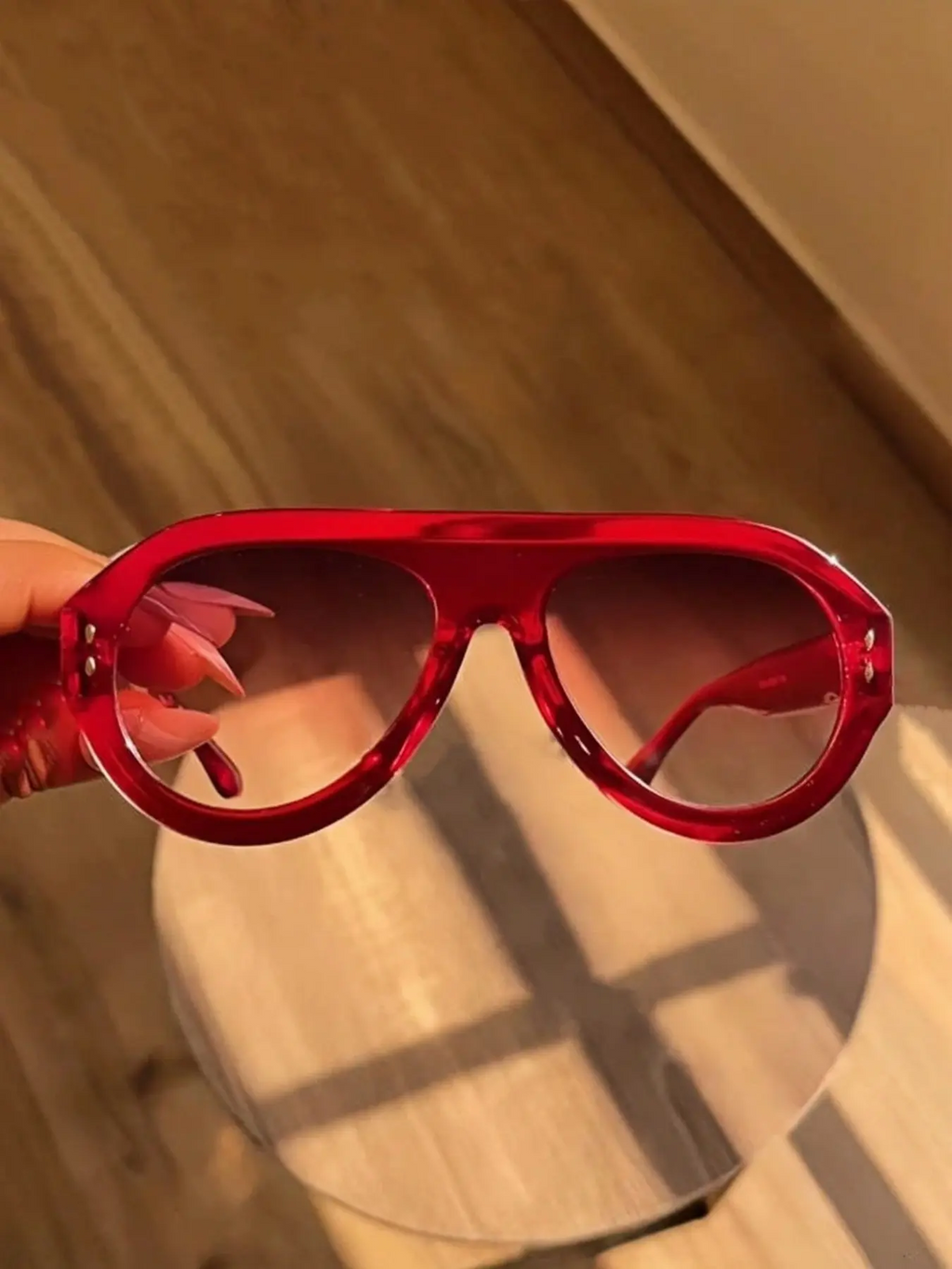 Women's Oversized Sporty Fashion Sunglasses, Metal Hinges, Y2K Style