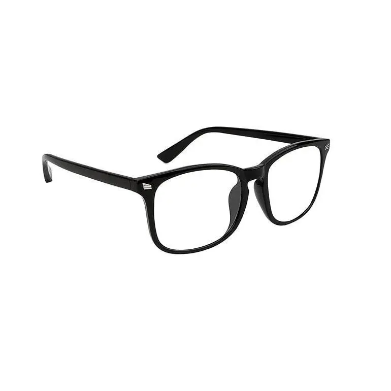 Ergonomic Bluelight Blocking Glasses for Women & Men, Square Frame, Flexible Fit, 99% Blue Lights Blockage