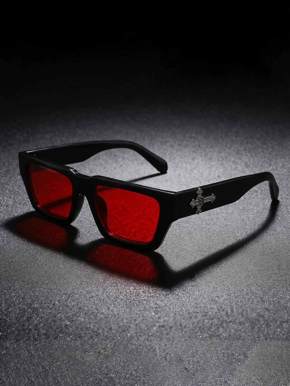 New Summer Street Style Square Frame Glasses, Unisex Fashionable Light Luxury Elegant Sunglasses for Rave Music Festival