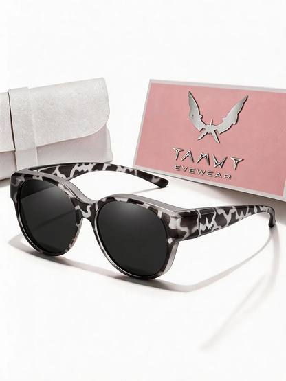 Fit Over Glasses Leopard Pattern Sunglasses for Women & Men