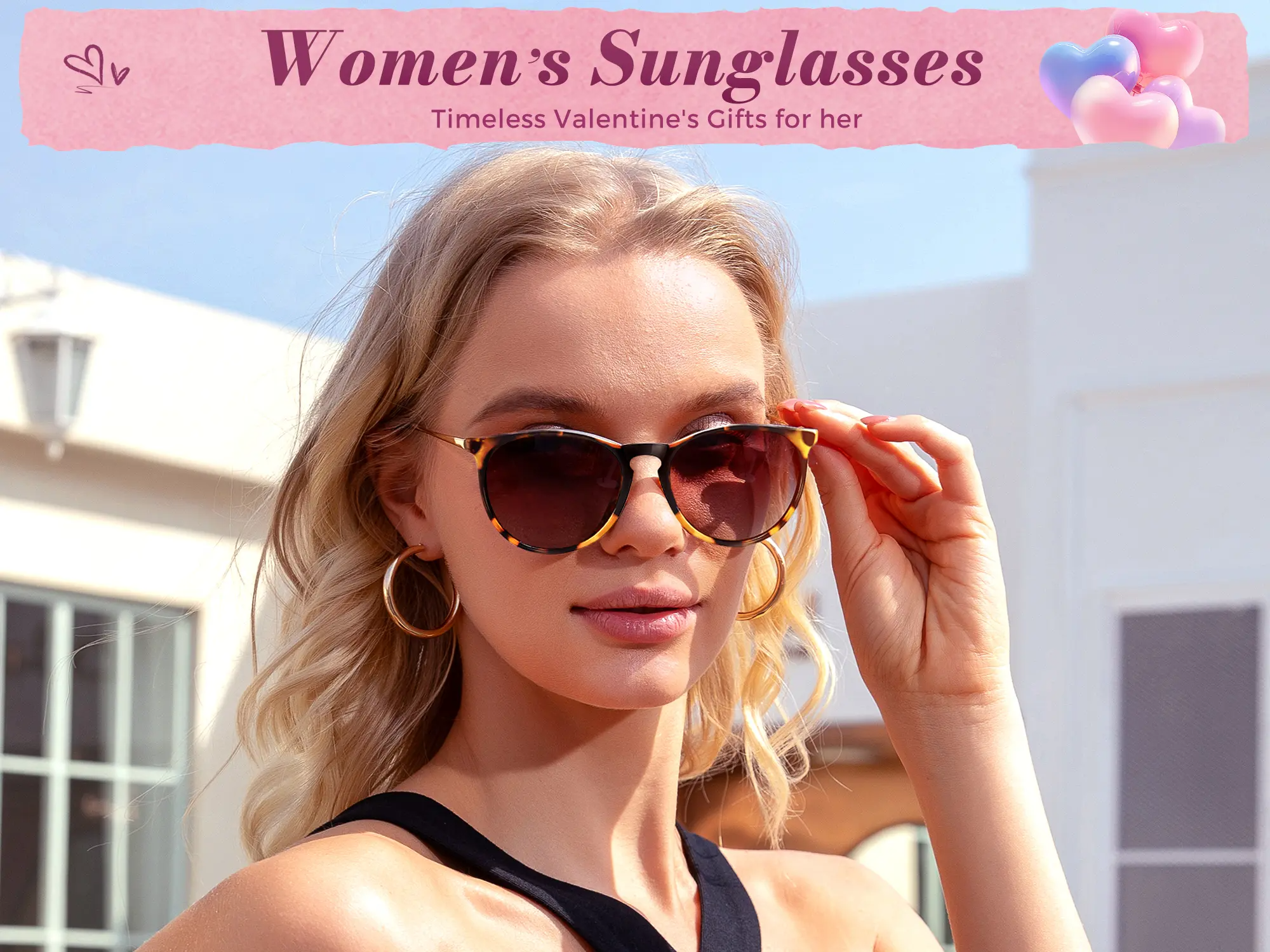 Vintage Tortoiseshell Sunglasses for Women Men Classic Retro Round Shades