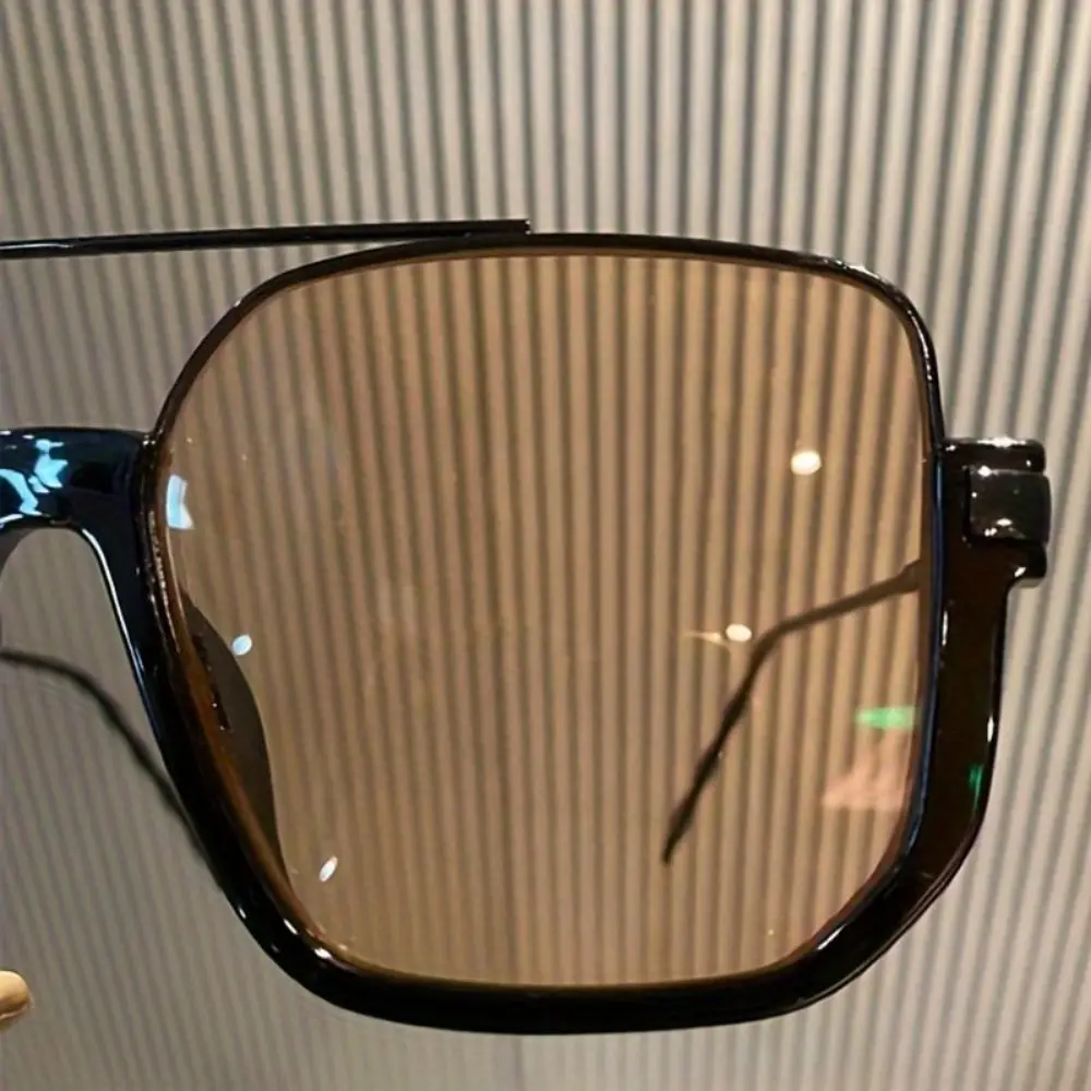 Oversized Unisex Sports Sunglasses, Super Large Square Retro Cat Eye Rectangle AC Lens