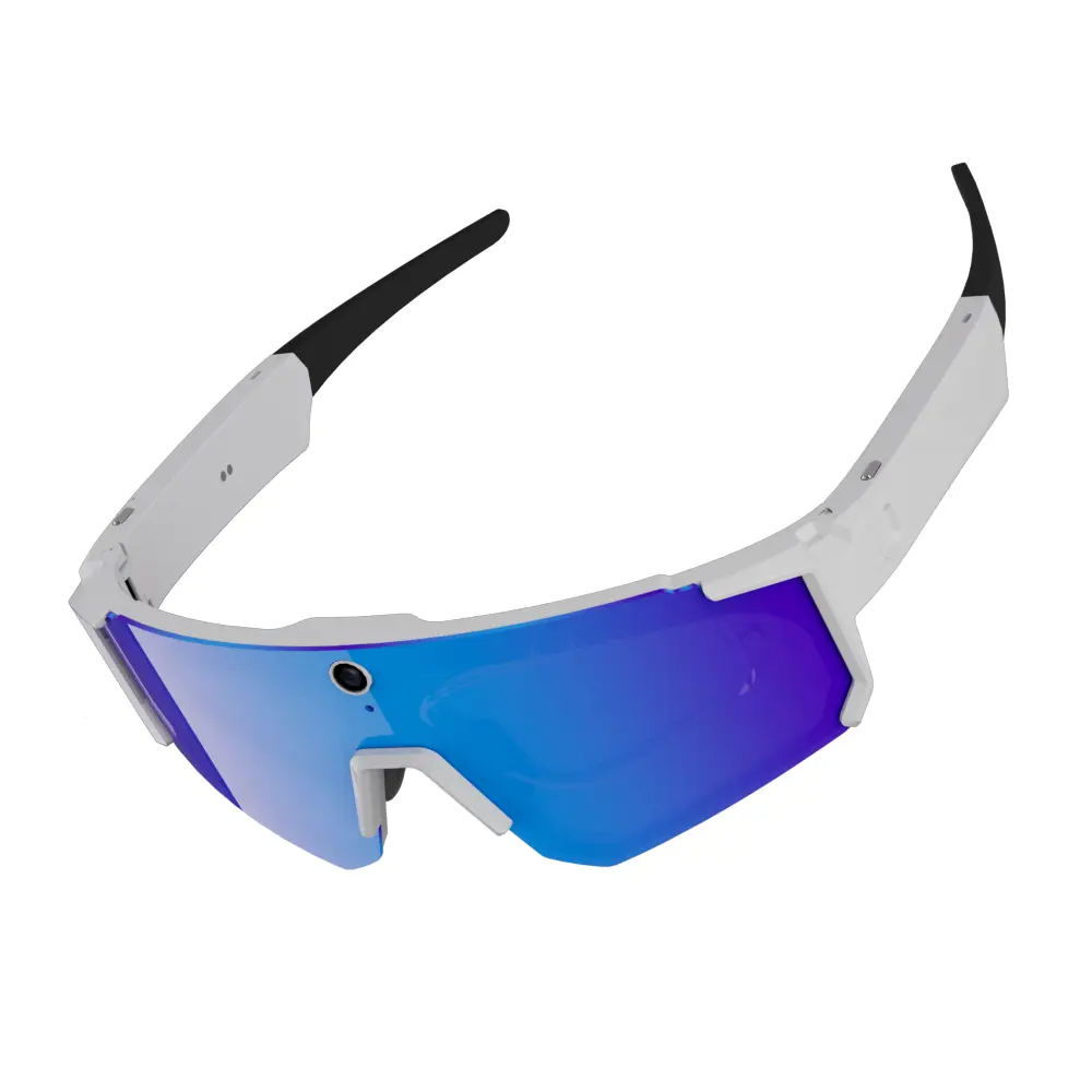 1Pcs New AI Smart Sport Sunglasses with HD 32MP Camera, 1200P Video Recording, AI Assistant (ChatGPT) & Real-Time Translation, Voice Control, Bluetooth 5.4 & WiFi – Ideal for Cycling, Golf, Running & Driving
