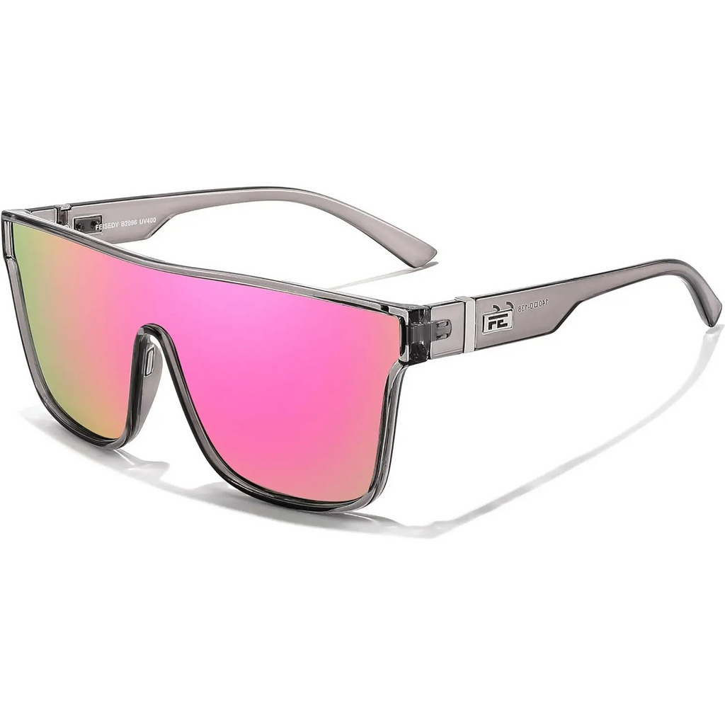 Fashion Flat Top Sunglasses Trendy Oversized Square Shades Women Men UV400