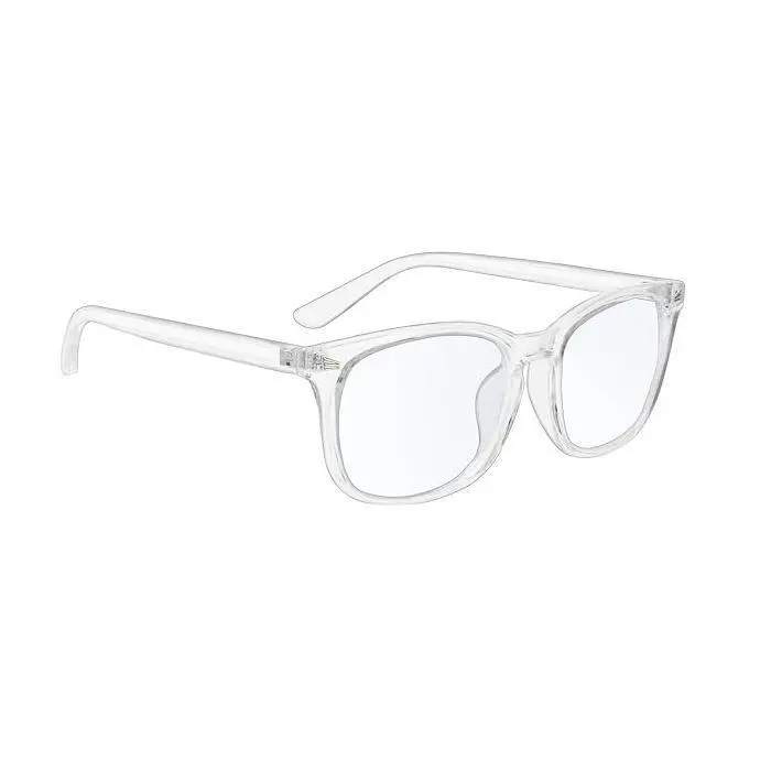 Ergonomic Bluelight Blocking Glasses for Women & Men, Square Frame, Flexible Fit, 99% Blue Lights Blockage