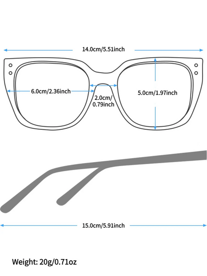 Women's Fashion Leopard Pattern Cat Eye Frame Eyeglasses, Casual Trendy Anti-blue Light Eyeglasses for Everyday Use
