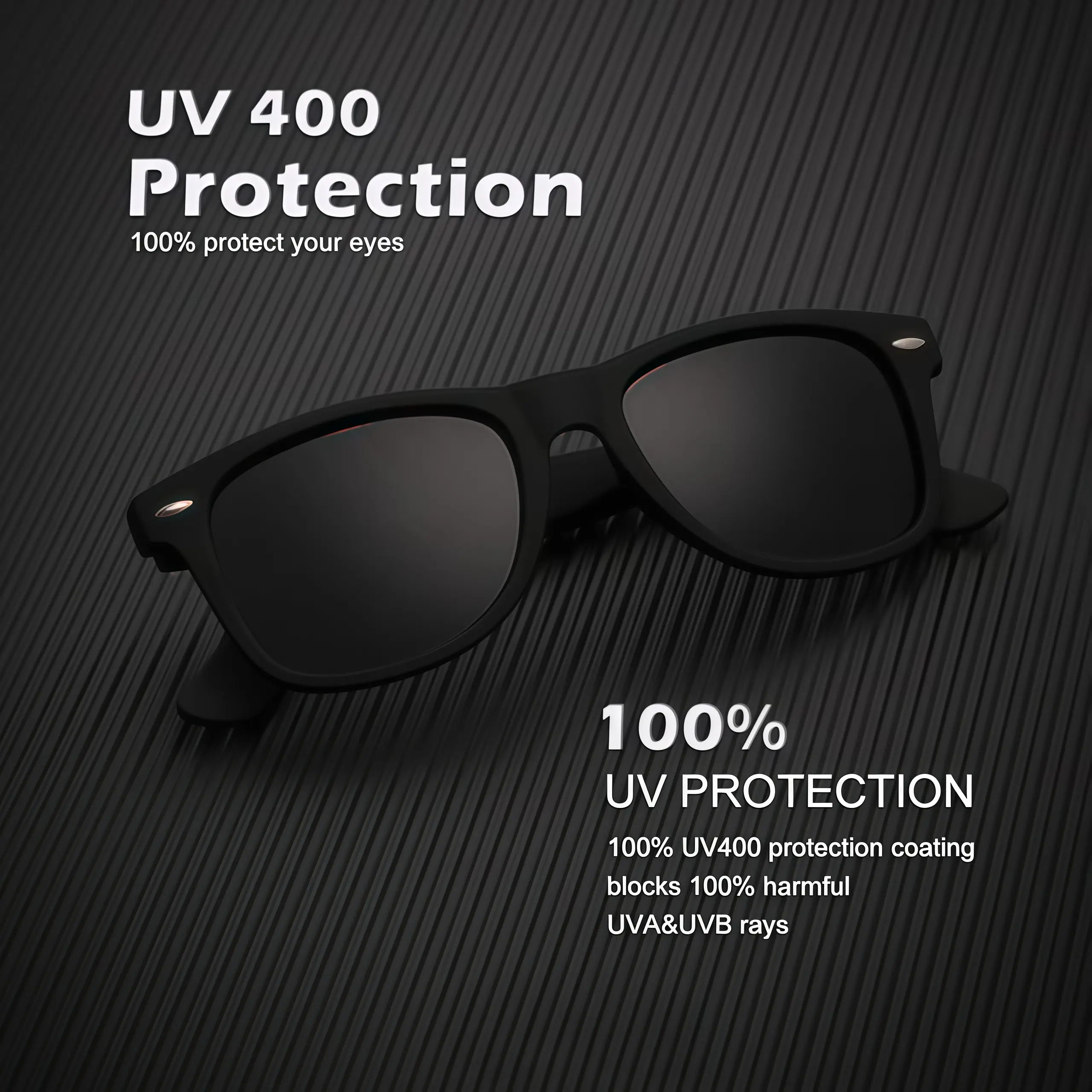 Polarized Sunglasses for Men & Women, Modern Oval Semi-Rimless