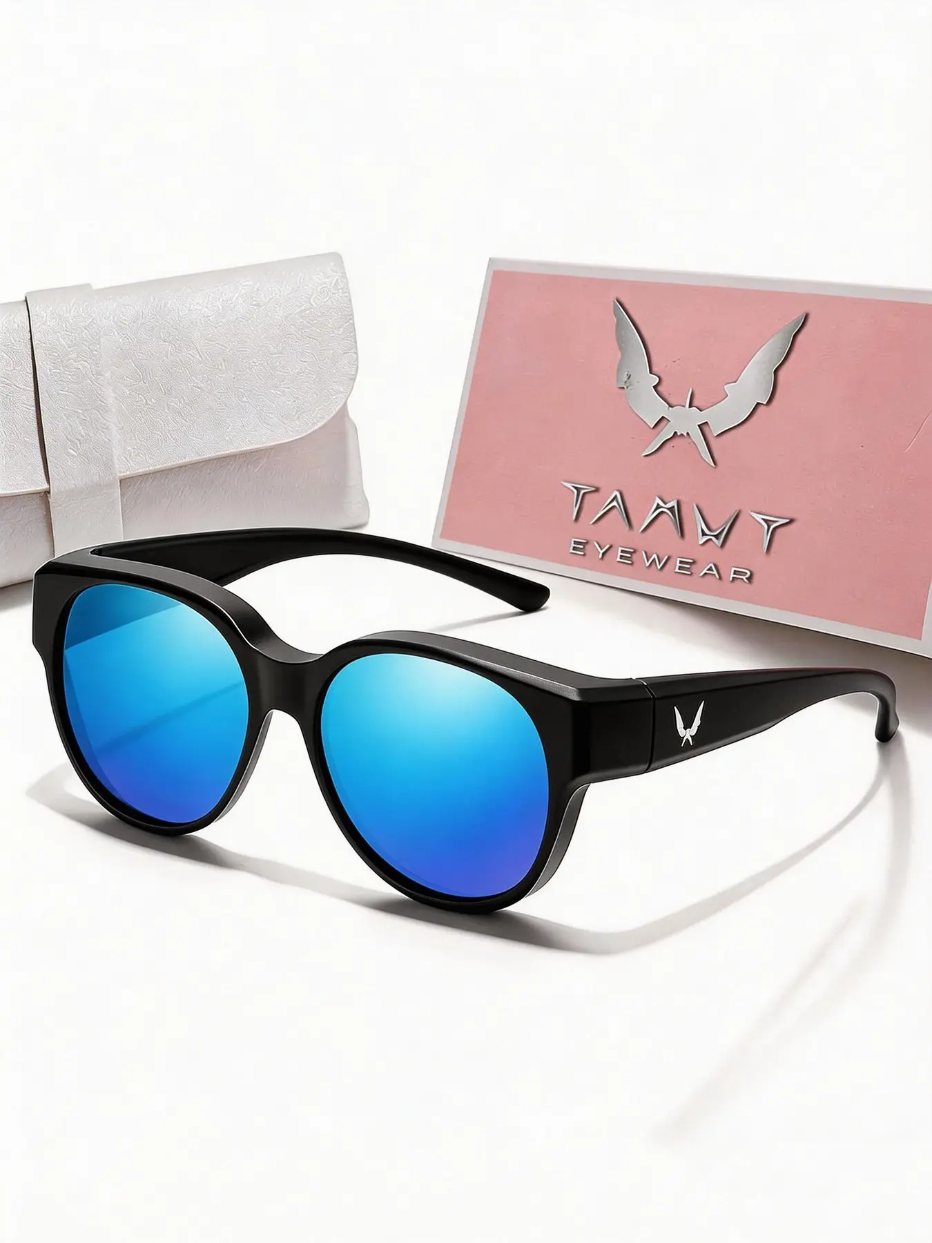 Fit Over Glasses Leopard Pattern Sunglasses for Women & Men