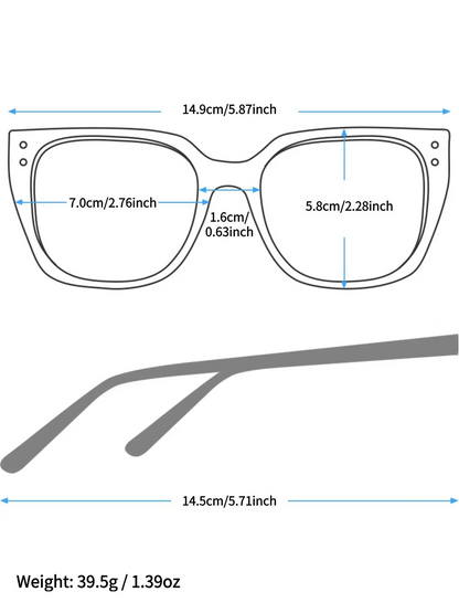 Women's Oversized Sporty Fashion Sunglasses, Metal Hinges, Y2K Style