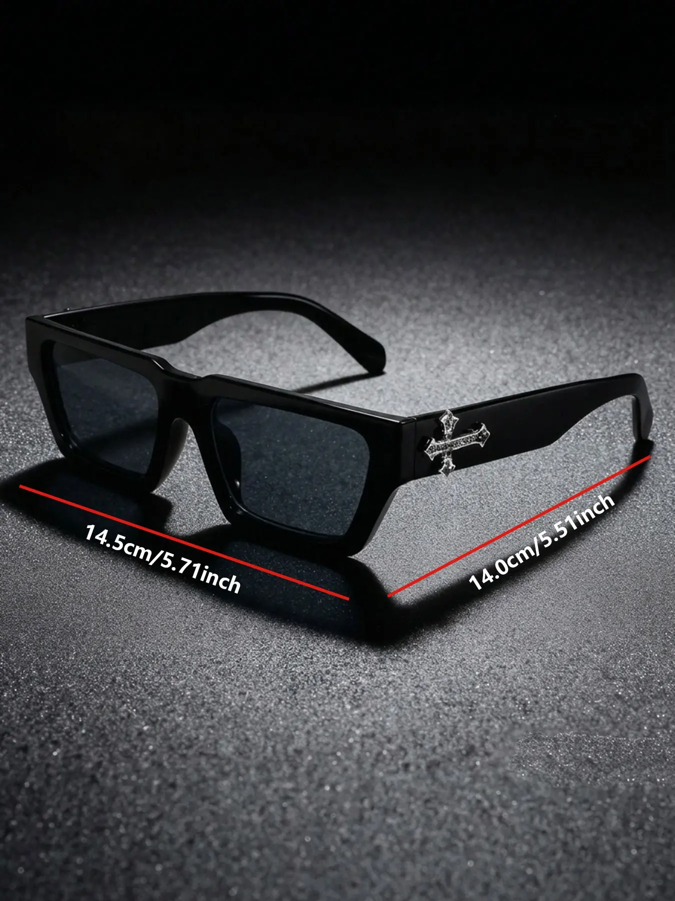 New Summer Street Style Square Frame Glasses, Unisex Fashionable Light Luxury Elegant Sunglasses for Rave Music Festival