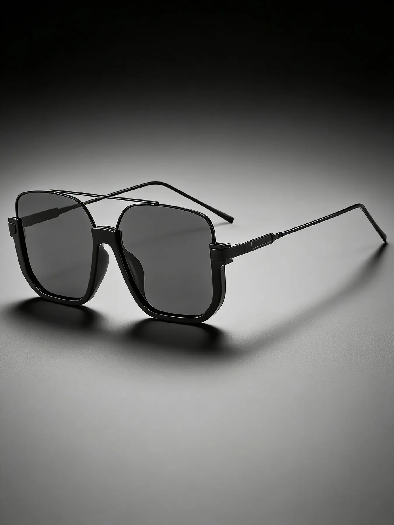 Unisex Fashionable All-match Tinted Lens Aviator Sunglasses, Vintage Trendy Sunglasses, Trendy Casual Sunglasses