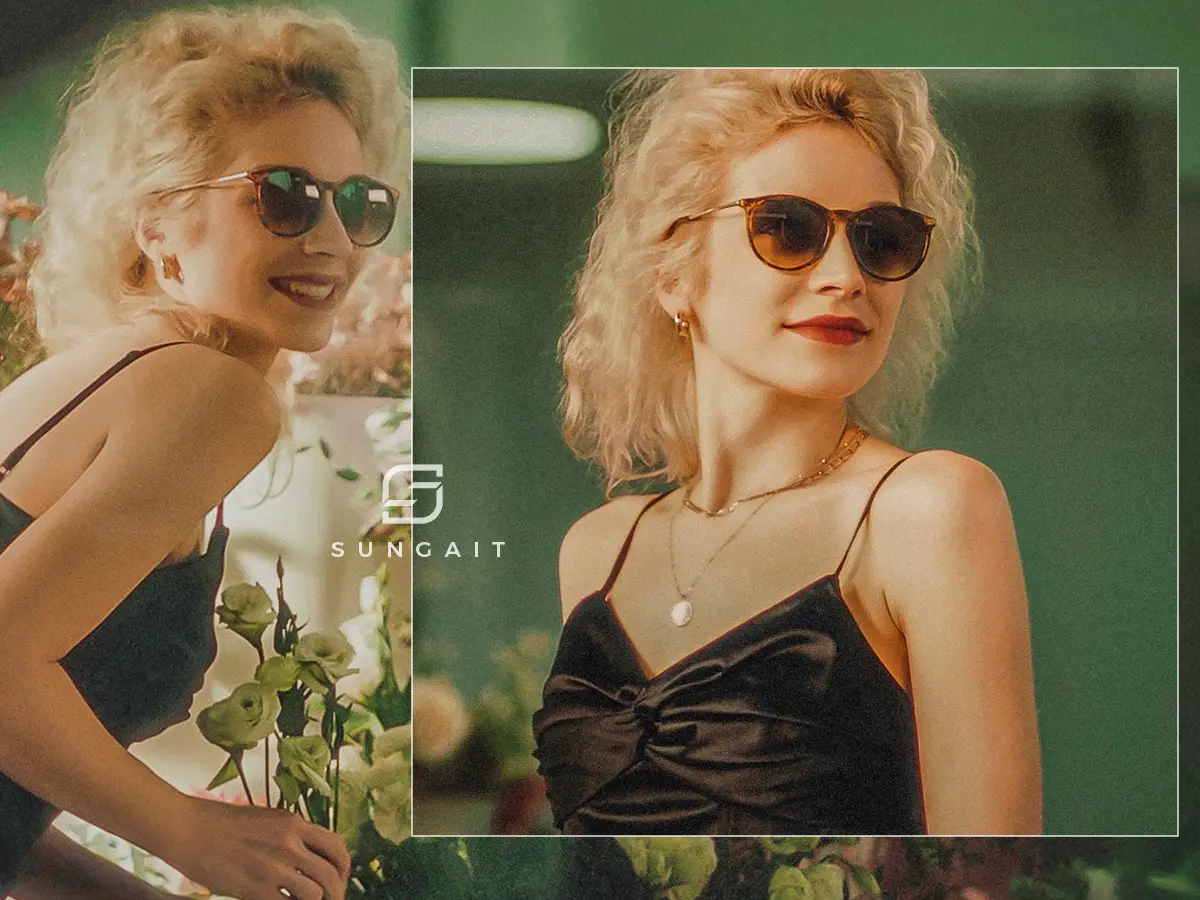 Vintage Tortoiseshell Sunglasses for Women Men Classic Retro Round Shades