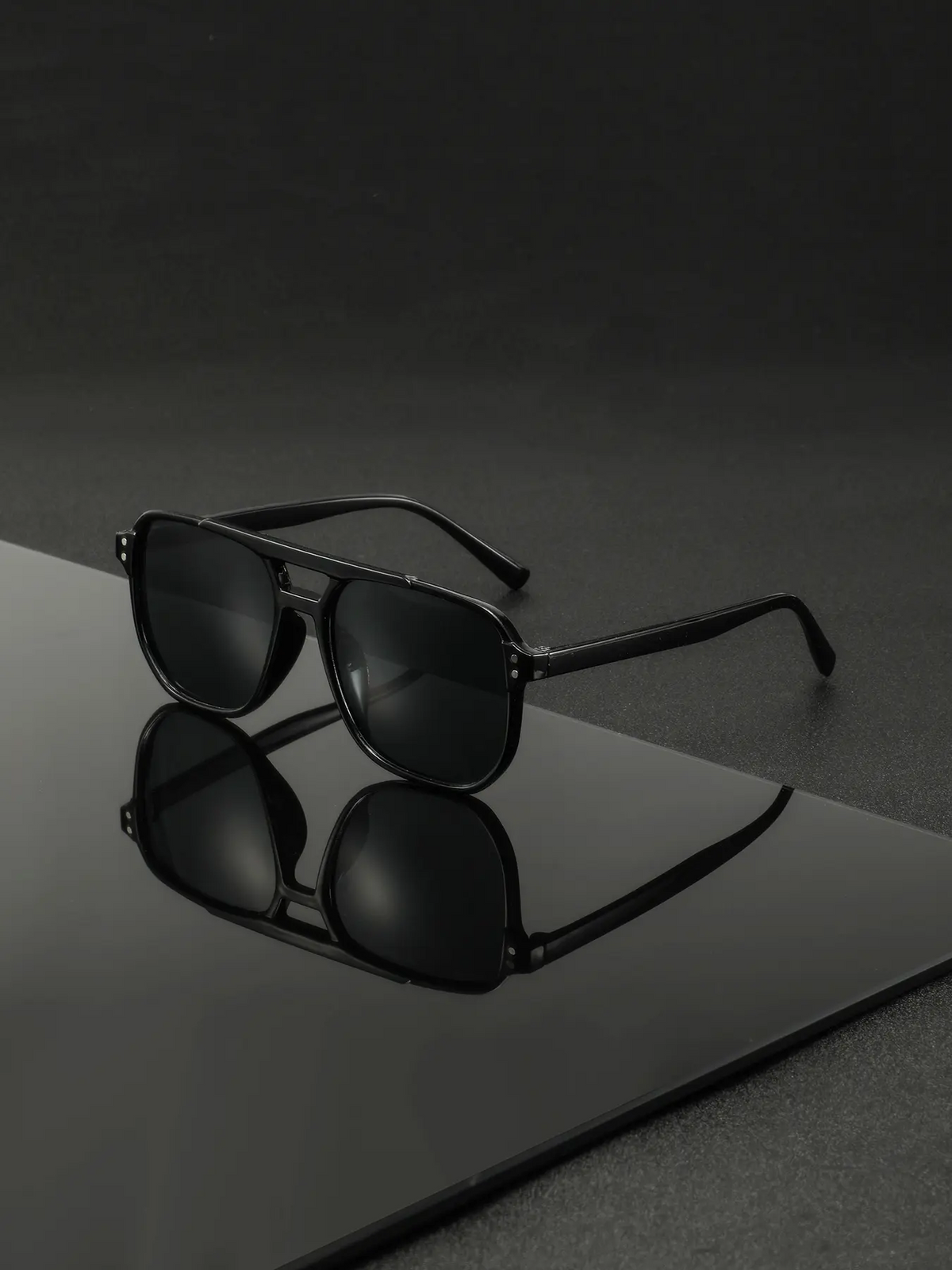 Men's Classic Vintage Style Fashion Glasses, Durable PC Frame and Lenses, Casual All Season Eyewear