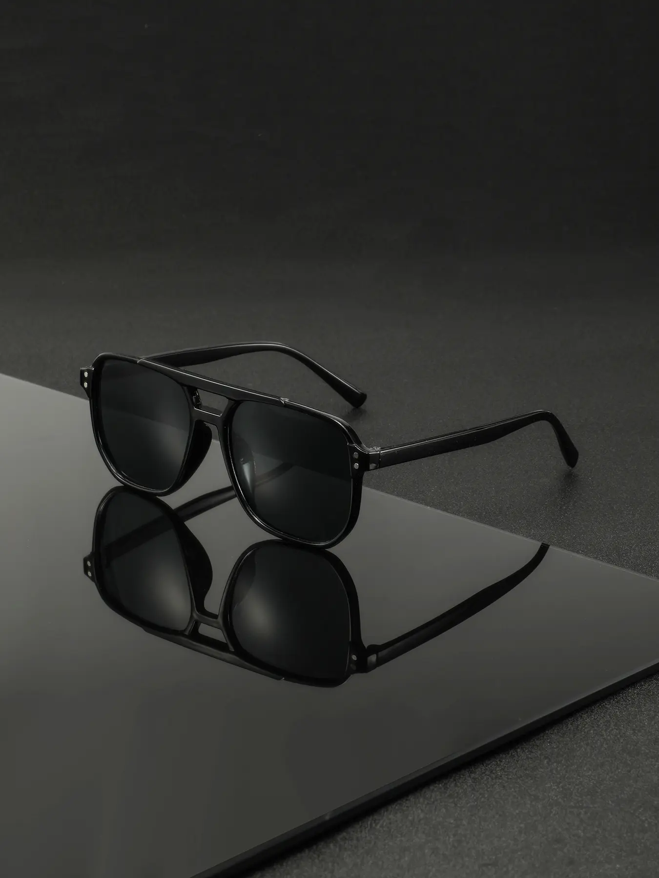 Men's Classic Vintage Style Fashion Glasses, Durable PC Frame and Lenses, Casual All Season Eyewear