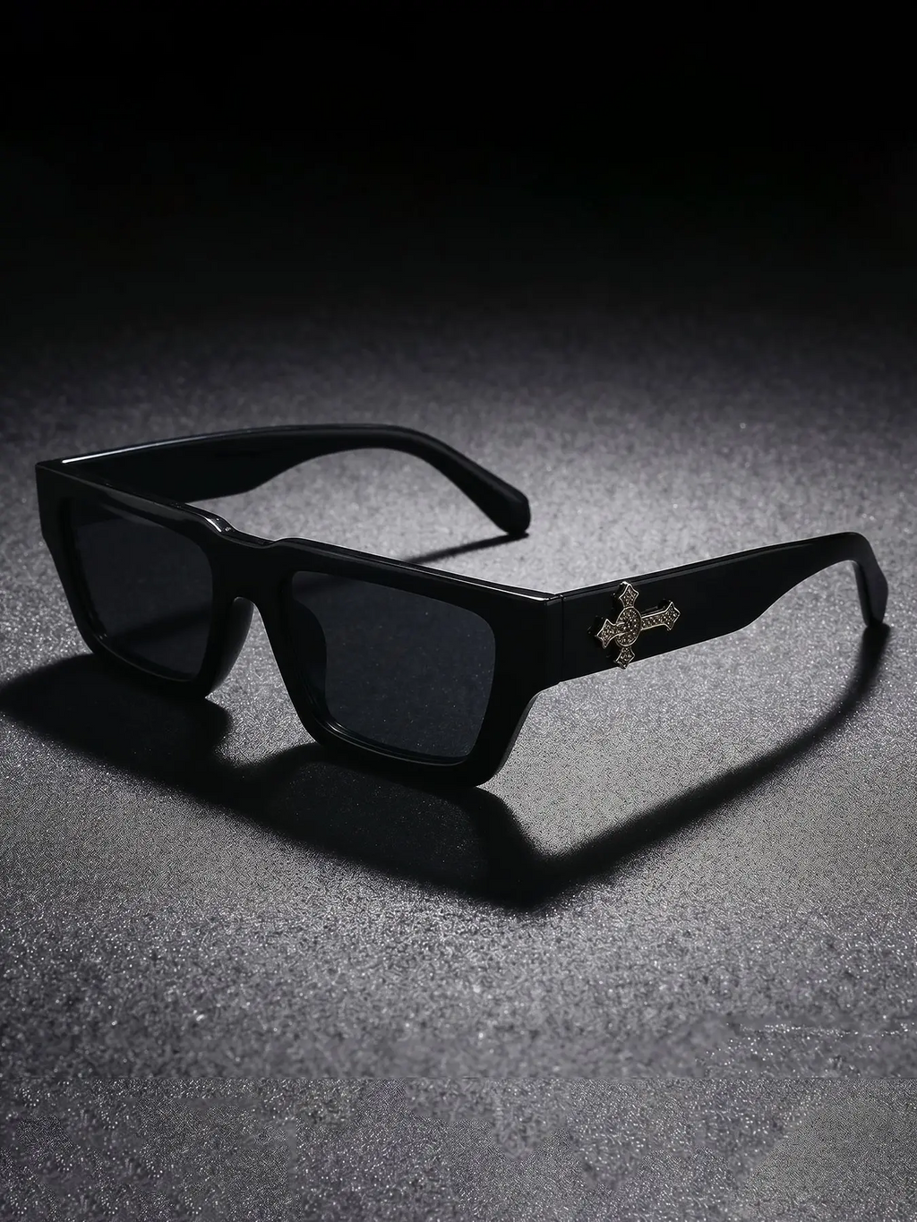 New Summer Street Style Square Frame Glasses, Unisex Fashionable Light Luxury Elegant Sunglasses for Rave Music Festival