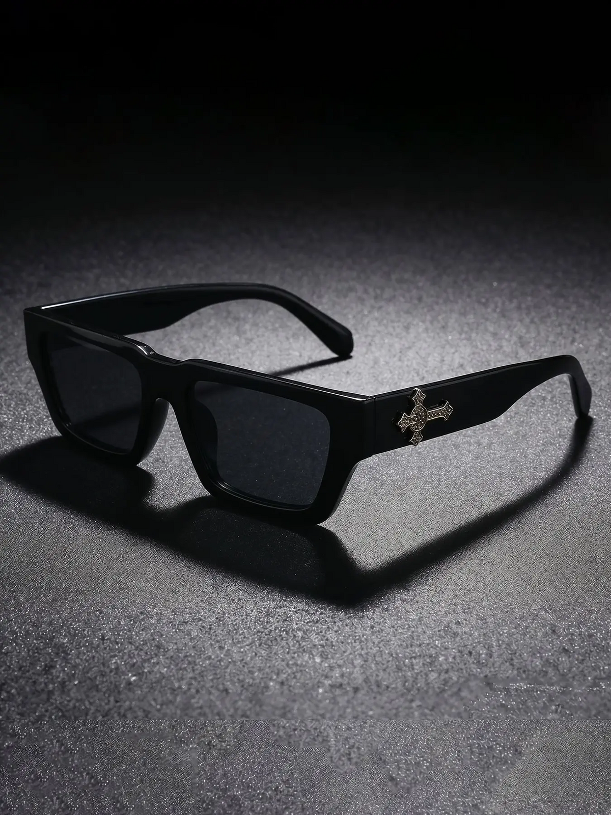 New Summer Street Style Square Frame Glasses, Unisex Fashionable Light Luxury Elegant Sunglasses for Rave Music Festival
