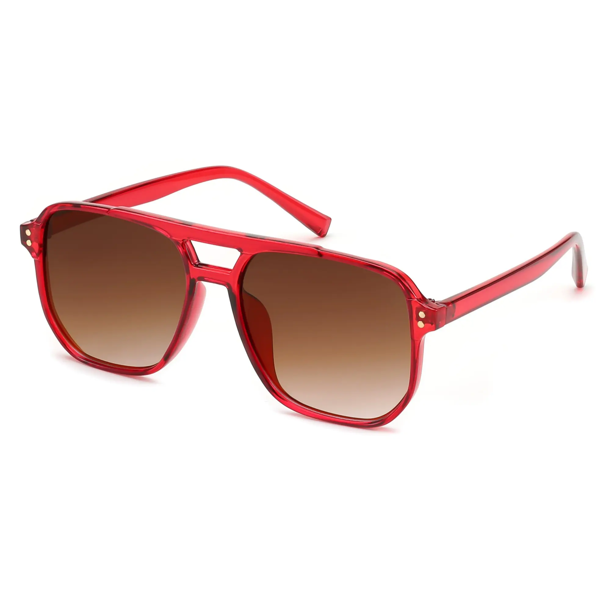Retro Square Sunglasses Women Men 70s Vintage Trendy Plastic Frame Sun Glasses