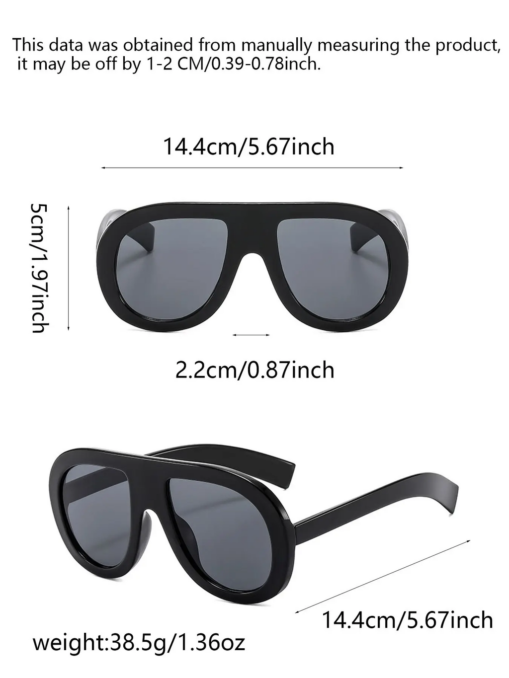 Women's Tinted Lens Sunglasses, Trendy Casual Ombre Gradient Lens Sunglasses for Everyday Use