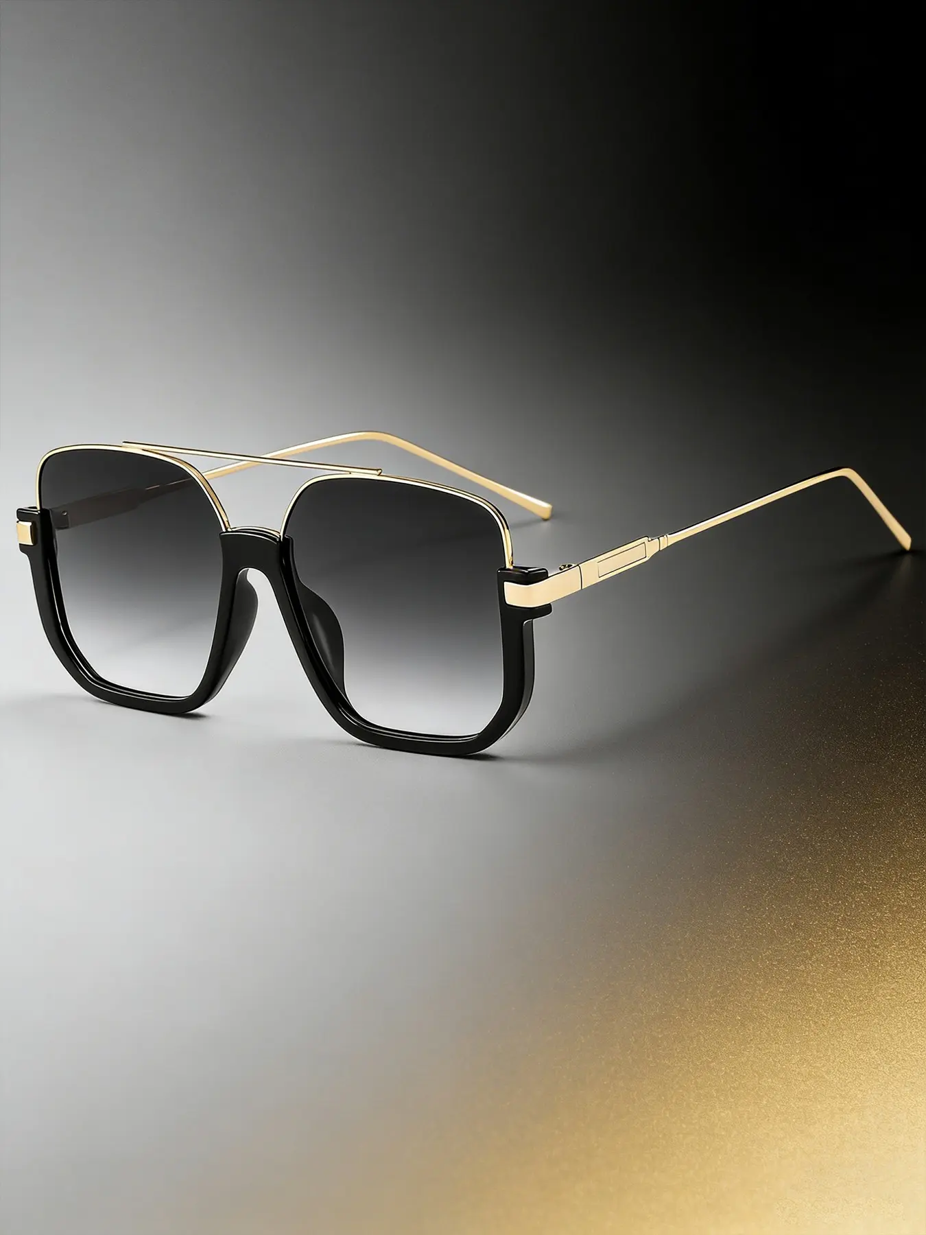 Unisex Fashionable All-match Tinted Lens Aviator Sunglasses, Vintage Trendy Sunglasses, Trendy Casual Sunglasses