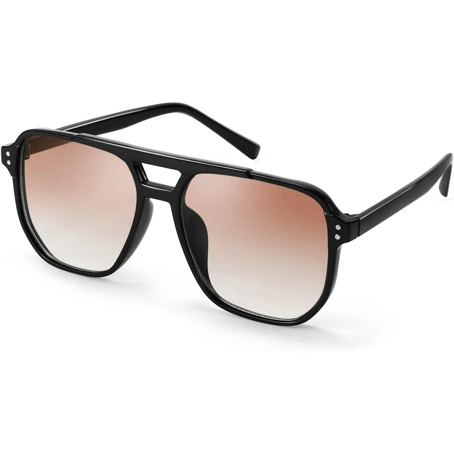 Retro Square Sunglasses Women Men 70s Vintage Trendy Plastic Frame Sun Glasses