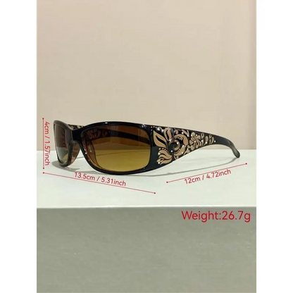2-Pack Vintage Sunglasses with Rhinestone Accents Tinted PC Frames for Women