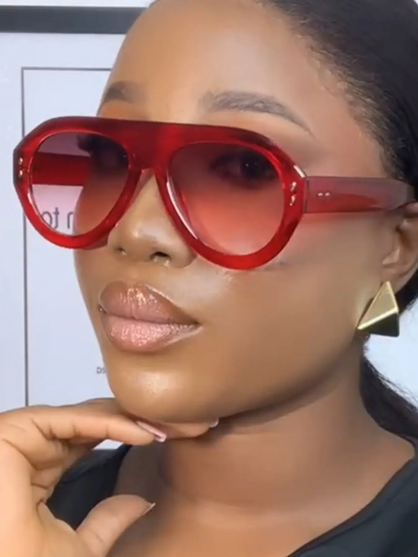Women's Oversized Sporty Fashion Sunglasses, Metal Hinges, Y2K Style