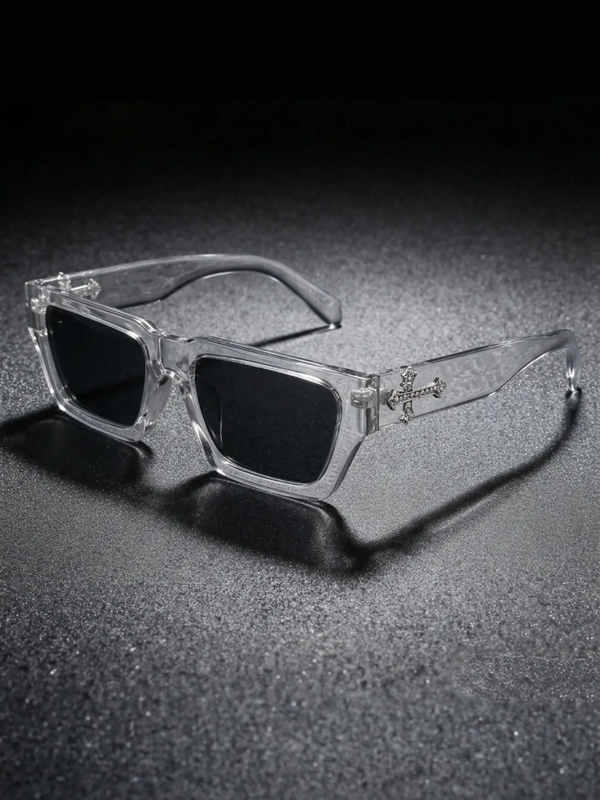 New Summer Street Style Square Frame Glasses, Unisex Fashionable Light Luxury Elegant Sunglasses for Rave Music Festival