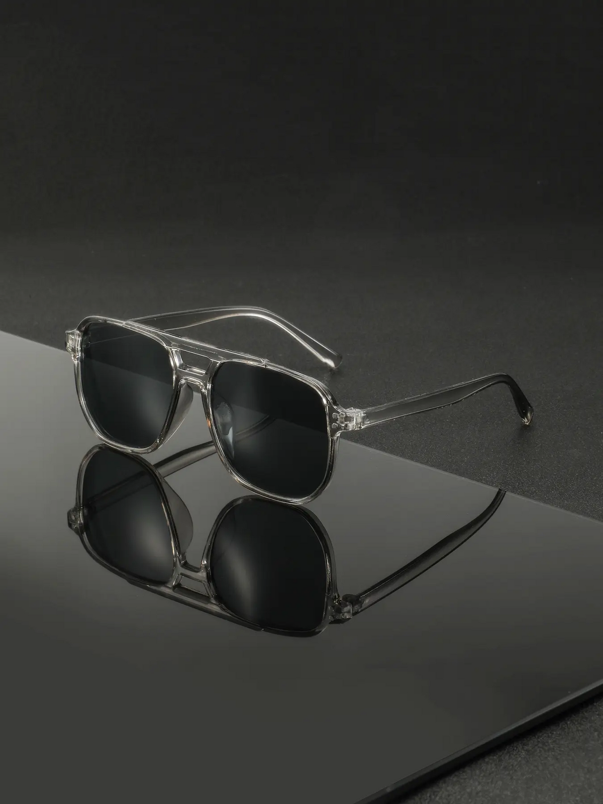 Men's Classic Vintage Style Fashion Glasses, Durable PC Frame and Lenses, Casual All Season Eyewear