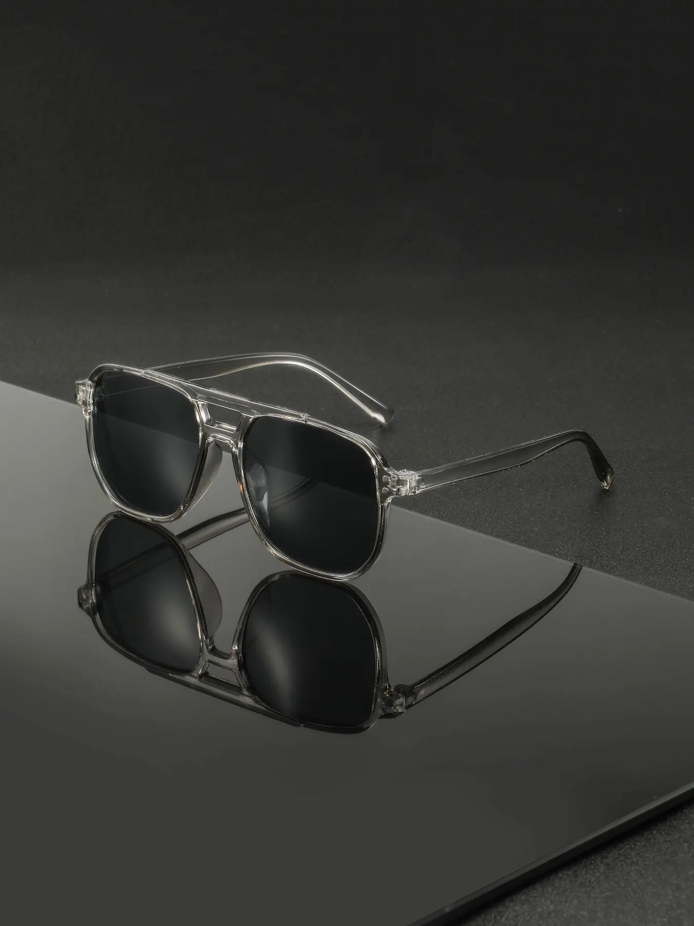 Men's Classic Vintage Style Fashion Glasses, Durable PC Frame and Lenses, Casual All Season Eyewear