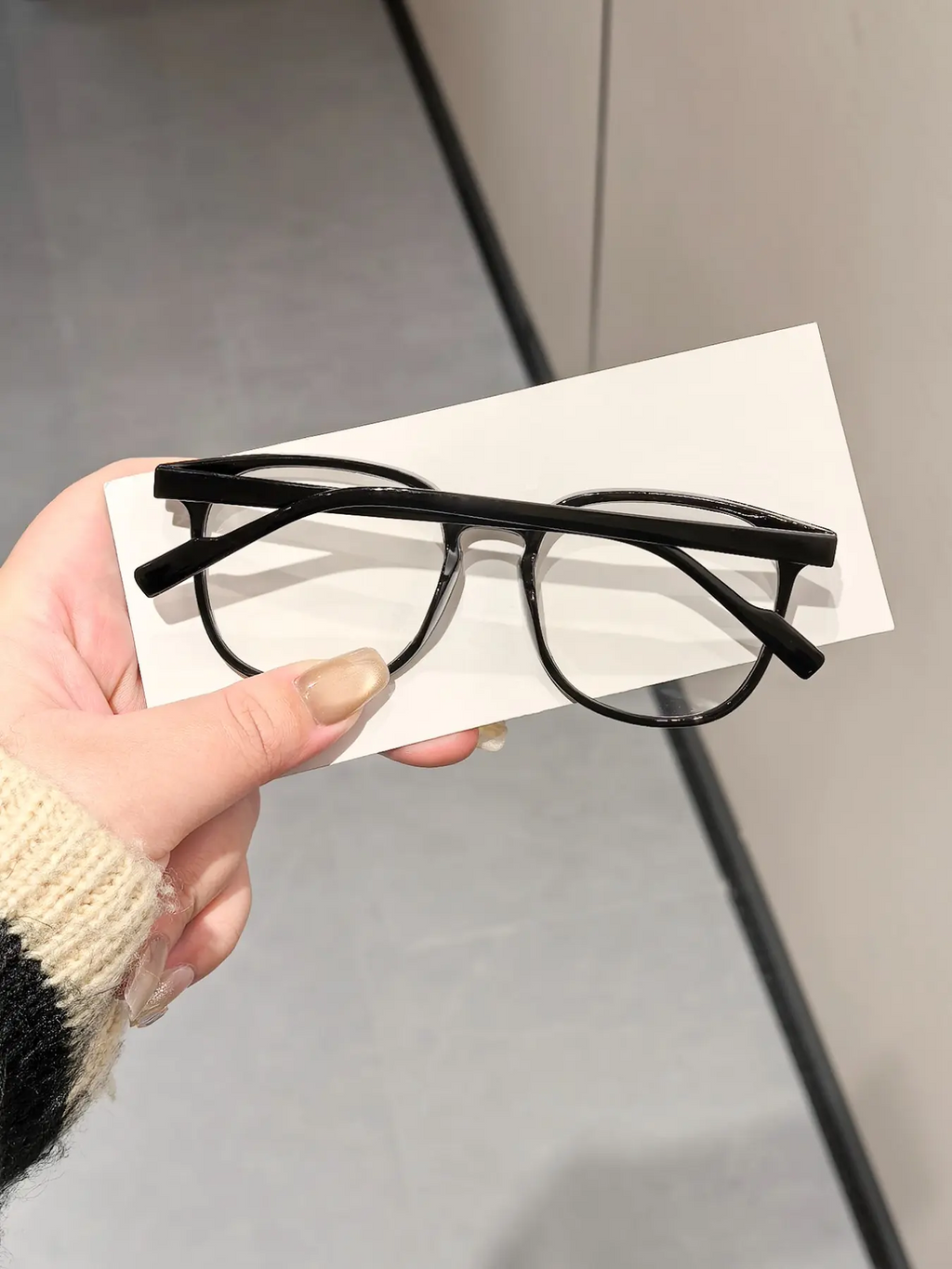 Stylish Unisex Fit Casual Square Frame Eyeglasses, Lightweight Anti-Blue Light Protection Eyewear