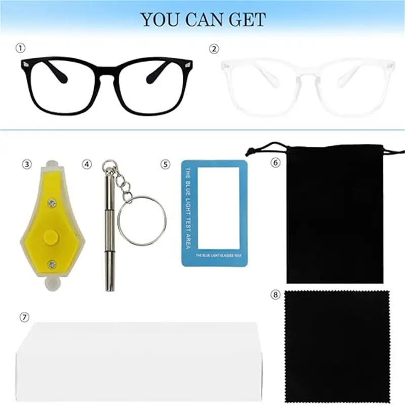 Blue Light Glasses Gaming Glasses Stylish Ddsign Glasses For Men Women