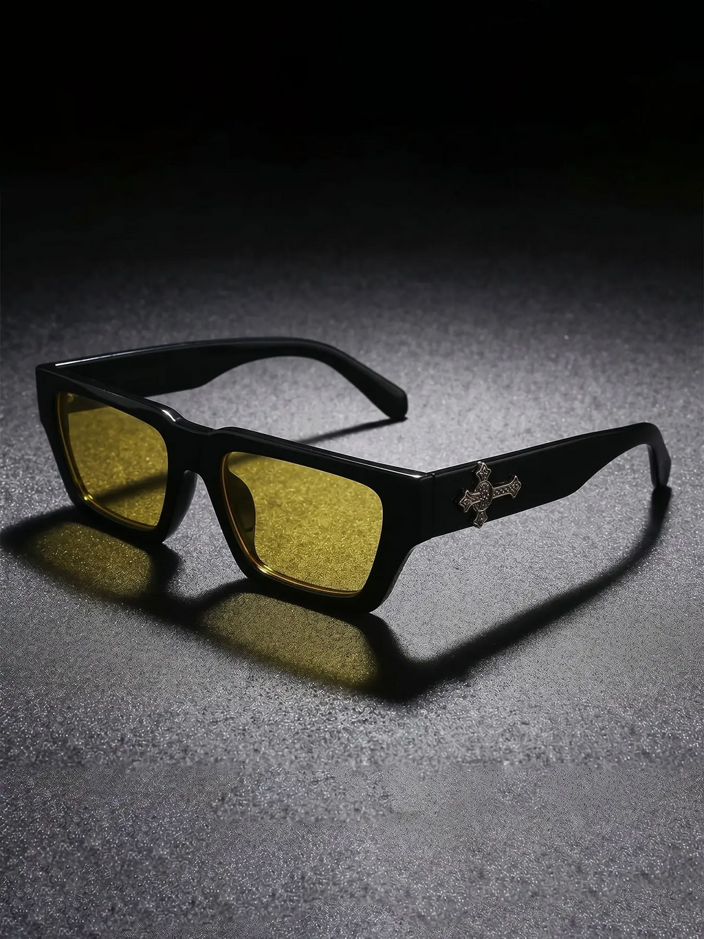 New Summer Street Style Square Frame Glasses, Unisex Fashionable Light Luxury Elegant Sunglasses for Rave Music Festival