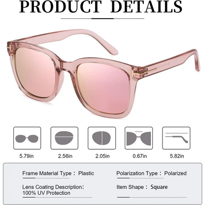 Polarized UV400 Protection Fashion Sunglasses for Women