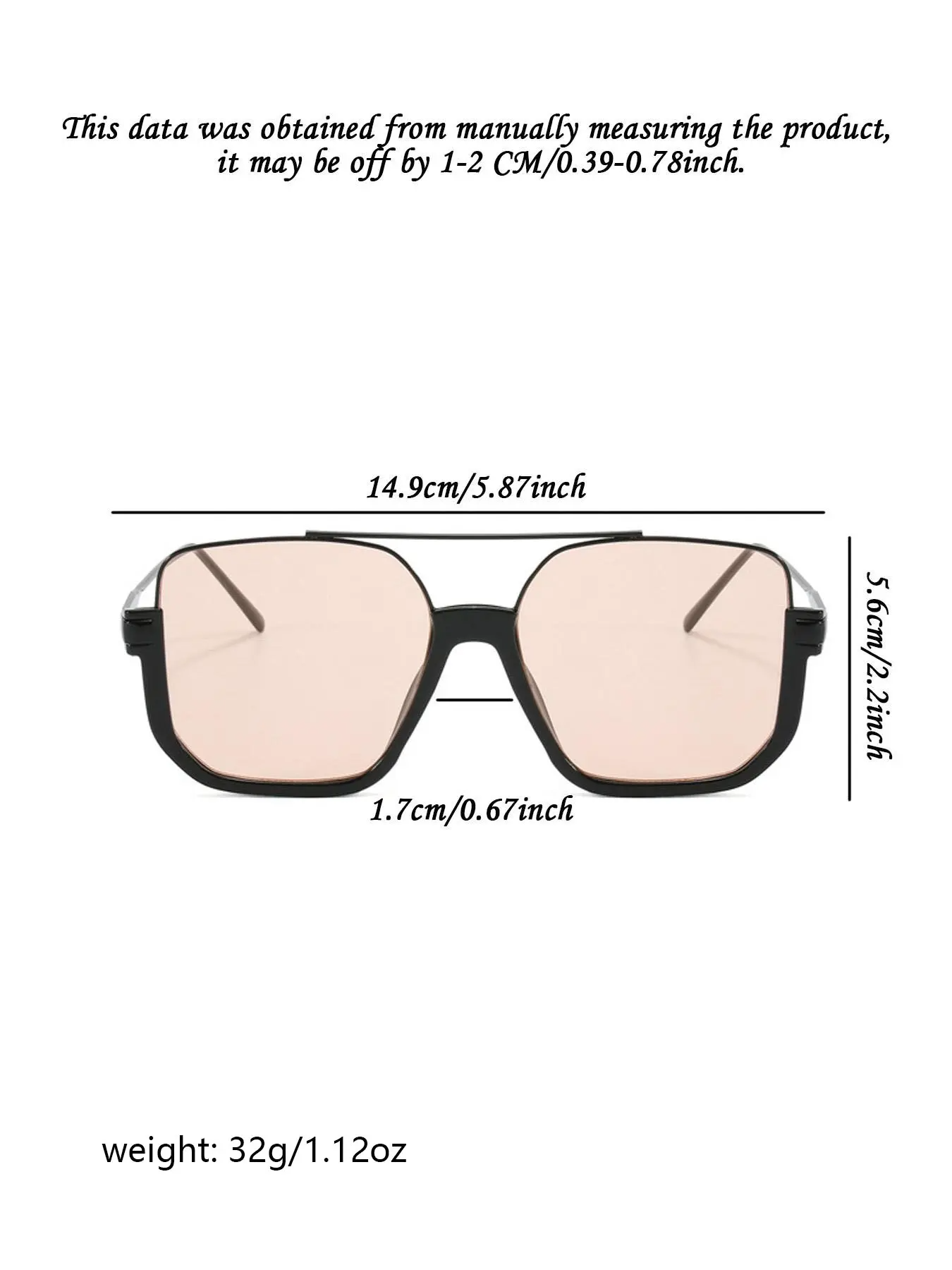 Unisex Fashionable All-match Tinted Lens Aviator Sunglasses, Vintage Trendy Sunglasses, Trendy Casual Sunglasses