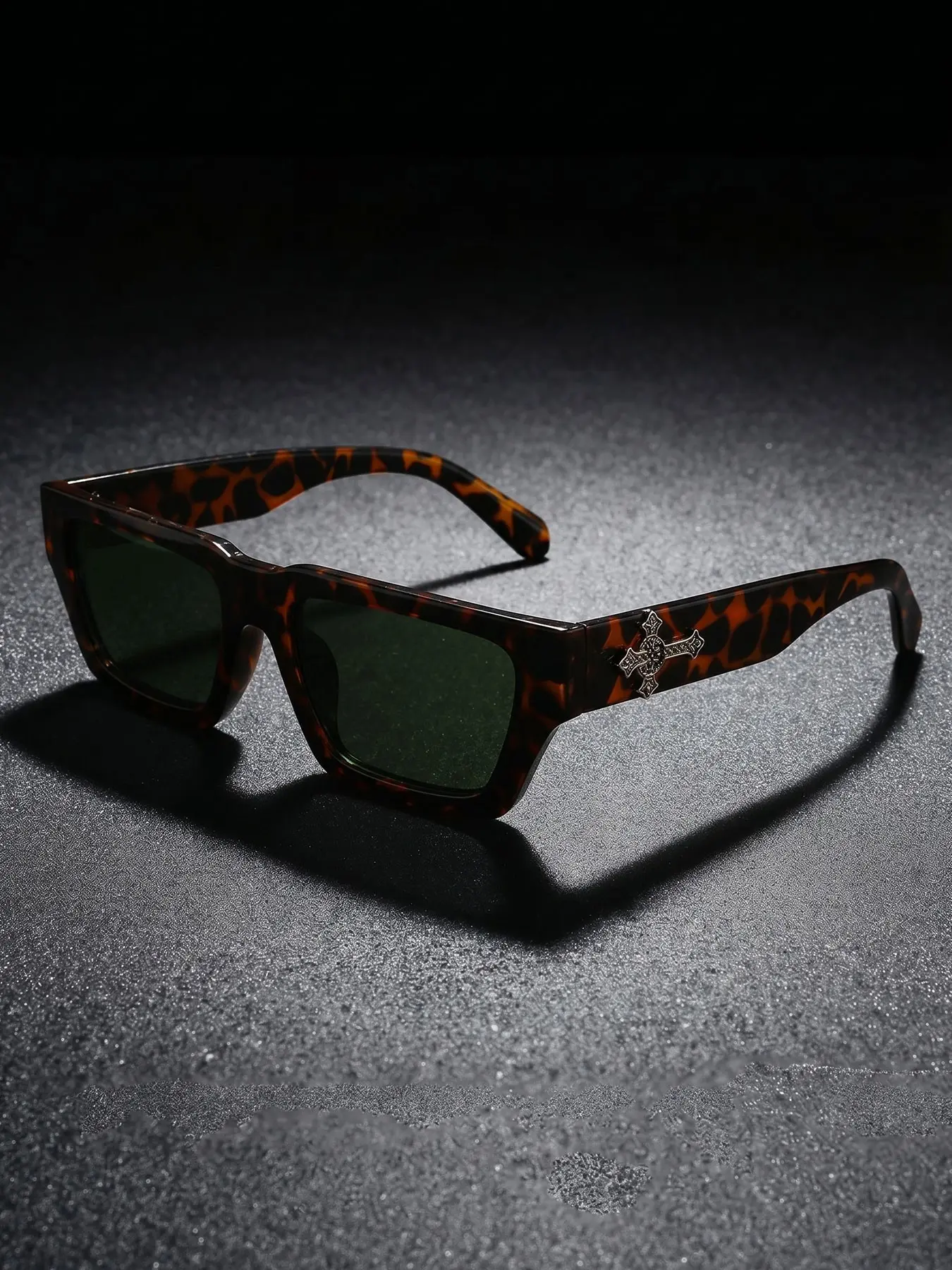 New Summer Street Style Square Frame Glasses, Unisex Fashionable Light Luxury Elegant Sunglasses for Rave Music Festival