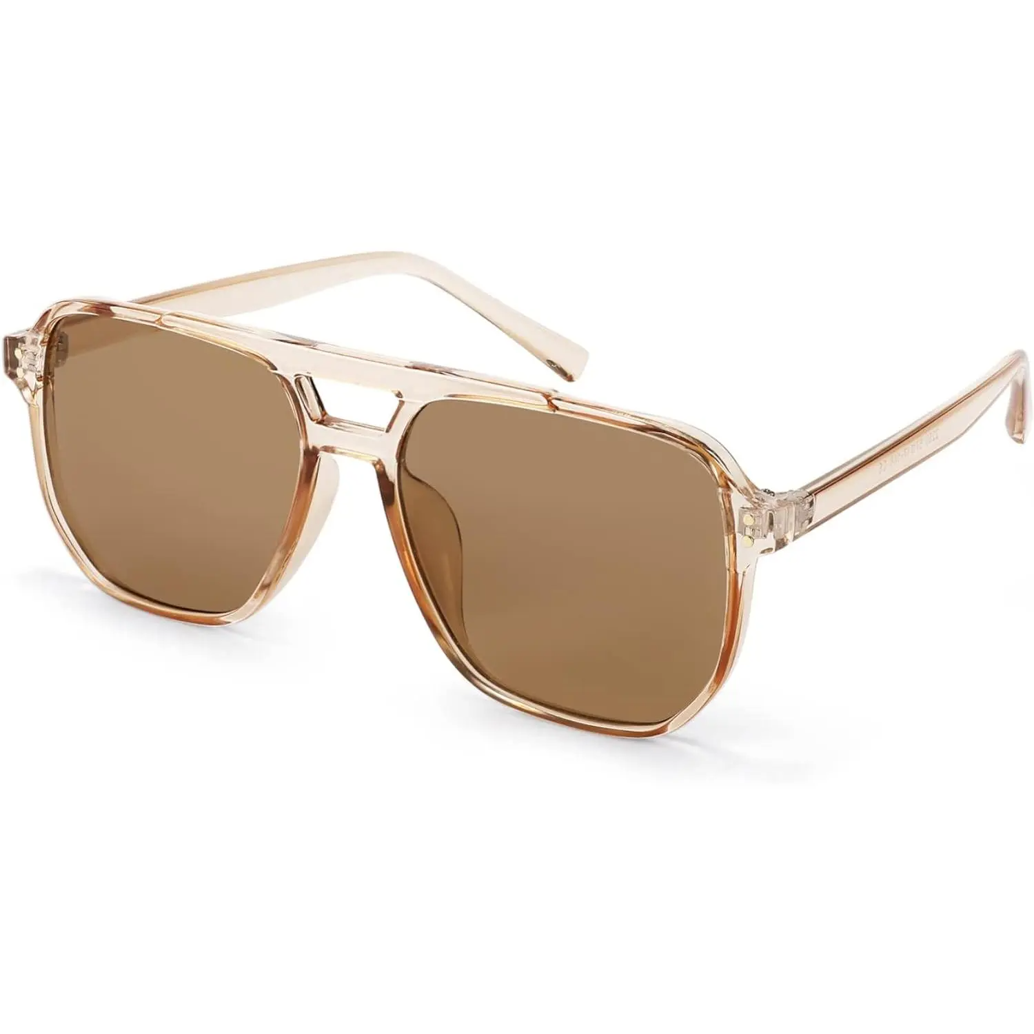Retro Square Sunglasses Women Men 70s Vintage Trendy Plastic Frame Sun Glasses