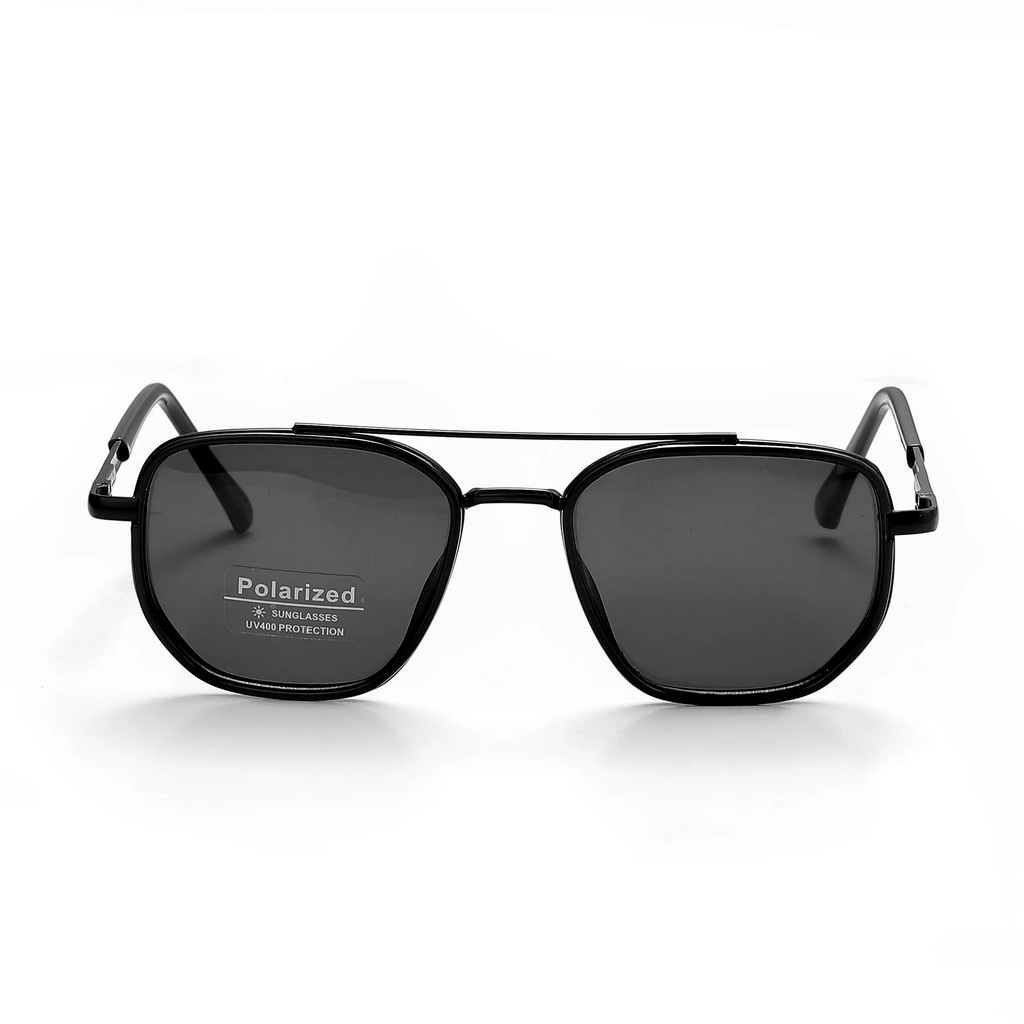 Unisex Geometric Frame Double Beam Sunglasses