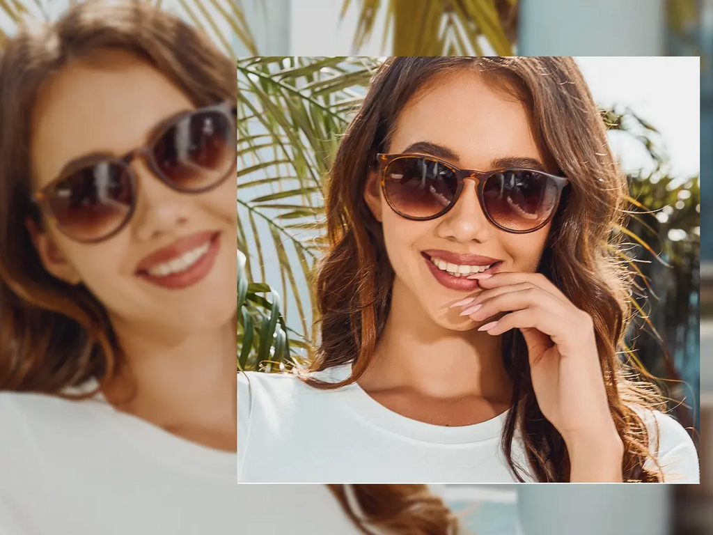 Vintage Tortoiseshell Sunglasses for Women Men Classic Retro Round Shades