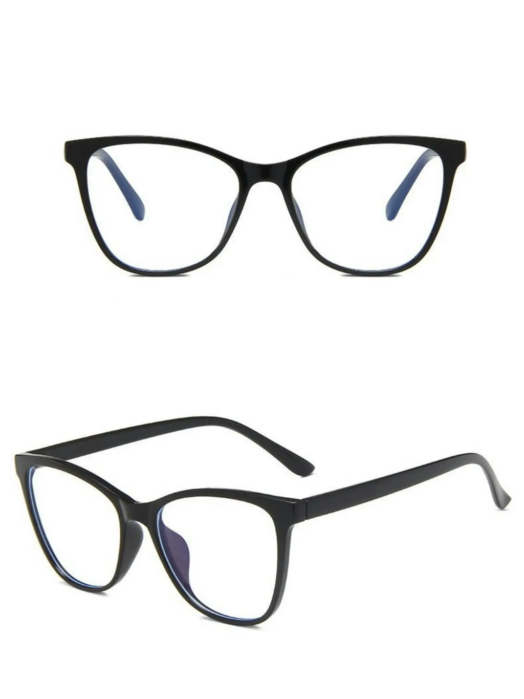 Women's Fashion Leopard Pattern Cat Eye Frame Eyeglasses, Casual Trendy Anti-blue Light Eyeglasses for Everyday Use