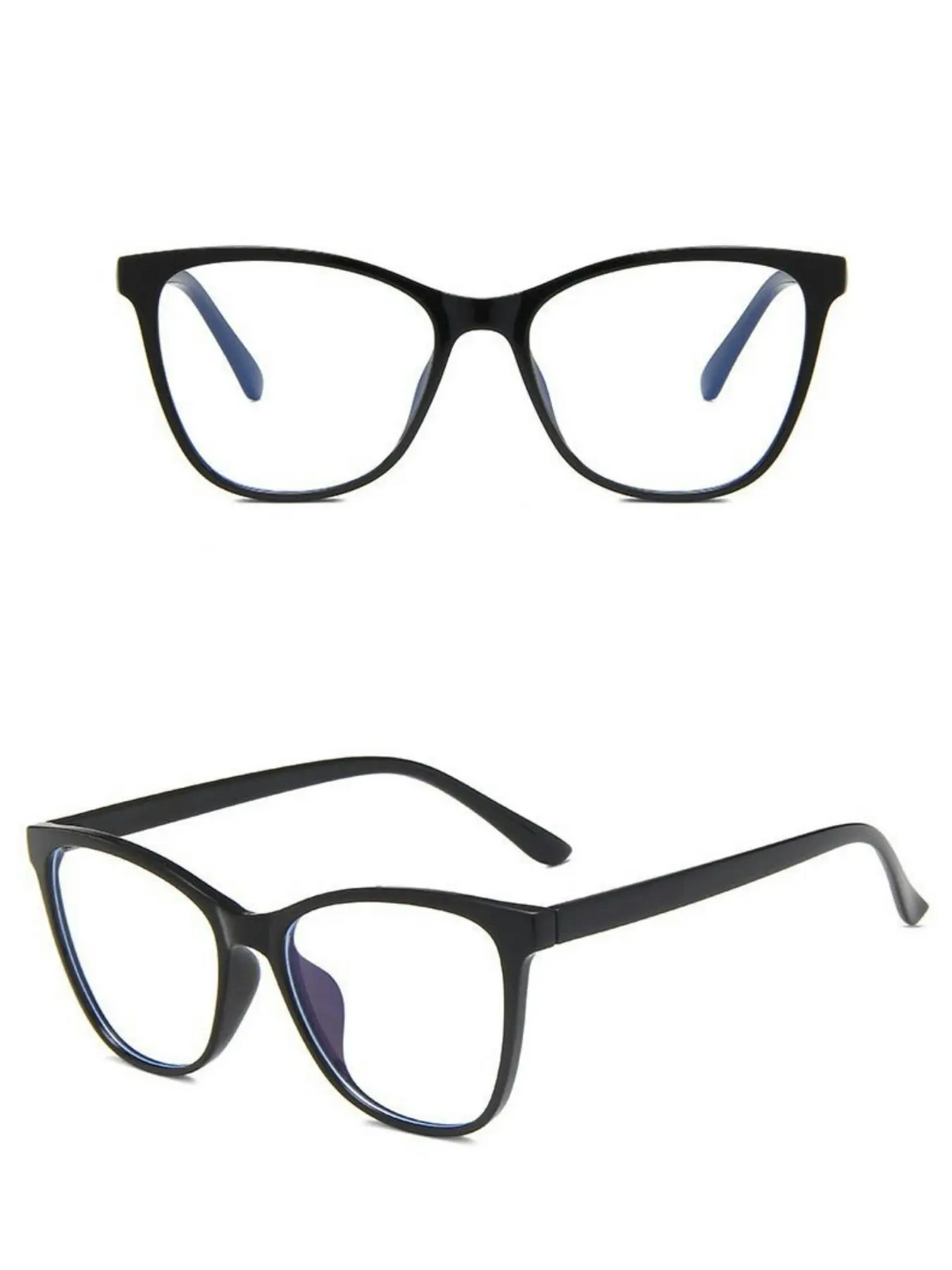 Women's Fashion Leopard Pattern Cat Eye Frame Eyeglasses, Casual Trendy Anti-blue Light Eyeglasses for Everyday Use