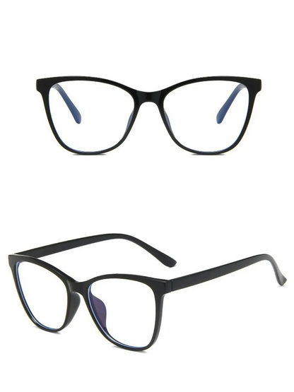 Women's Fashion Leopard Pattern Cat Eye Frame Eyeglasses, Casual Trendy Anti-blue Light Eyeglasses for Everyday Use