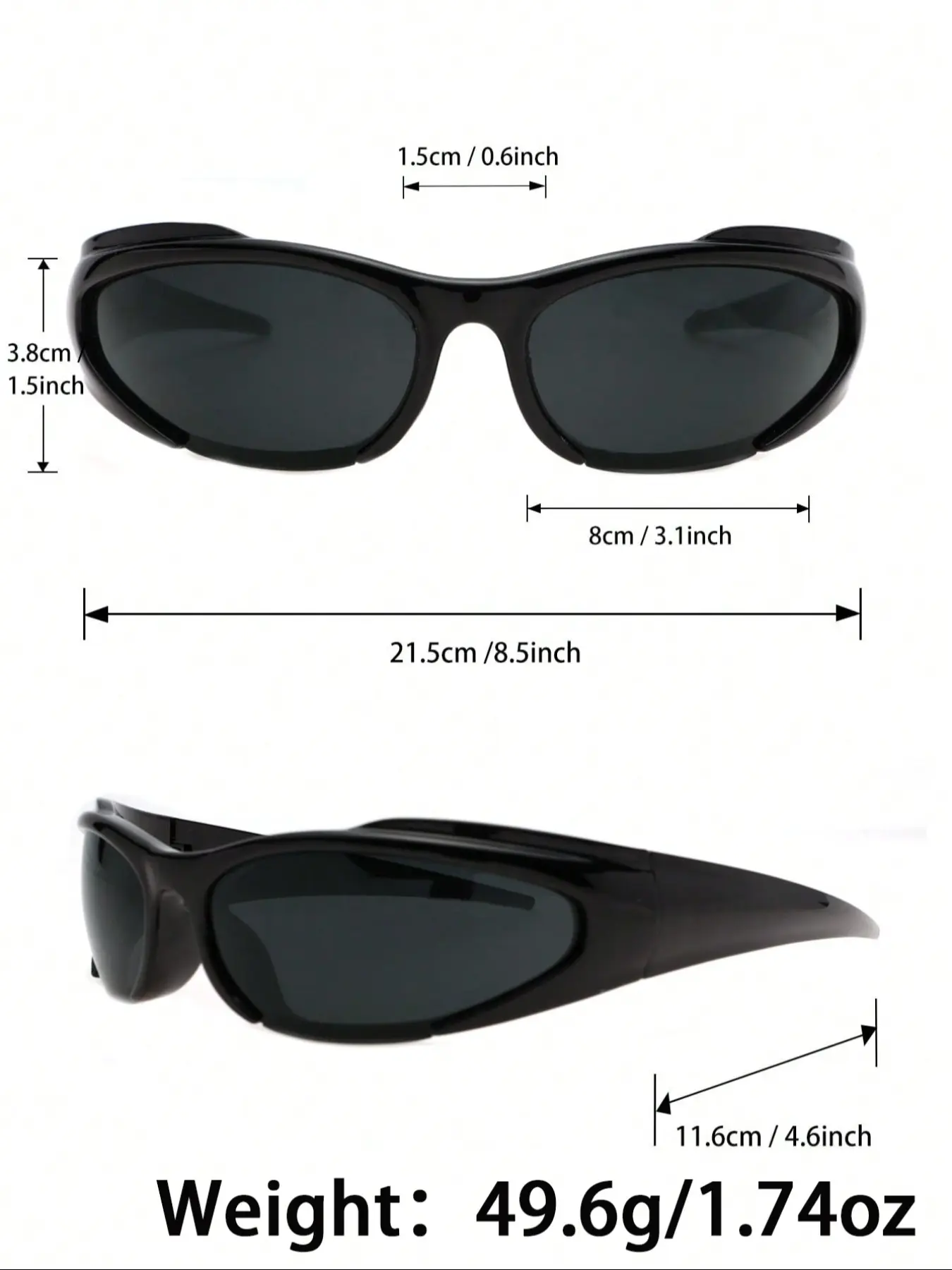 Fashion Small Frame, Stylish Sunglasses, Trendy Versatile Sports Sunglasses for Women and Men