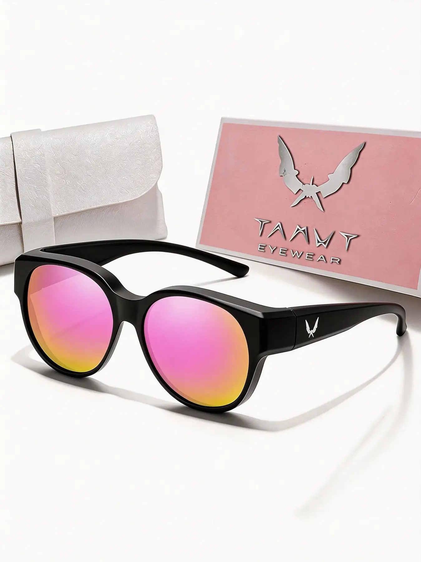 Fit Over Glasses Leopard Pattern Sunglasses for Women & Men