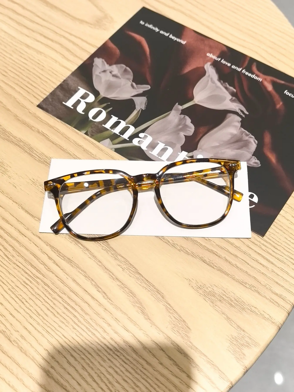 Stylish Unisex Fit Casual Square Frame Eyeglasses, Lightweight Anti-Blue Light Protection Eyewear
