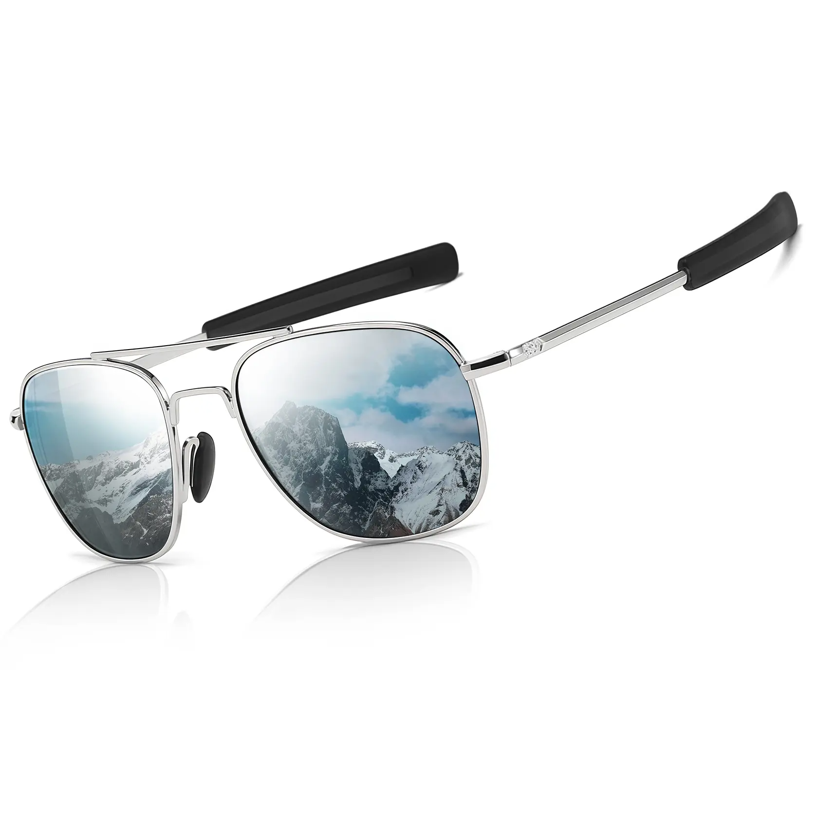 Men's Military Polarized Aviator Sunglasses UV400 Protection Unisex HD Lens