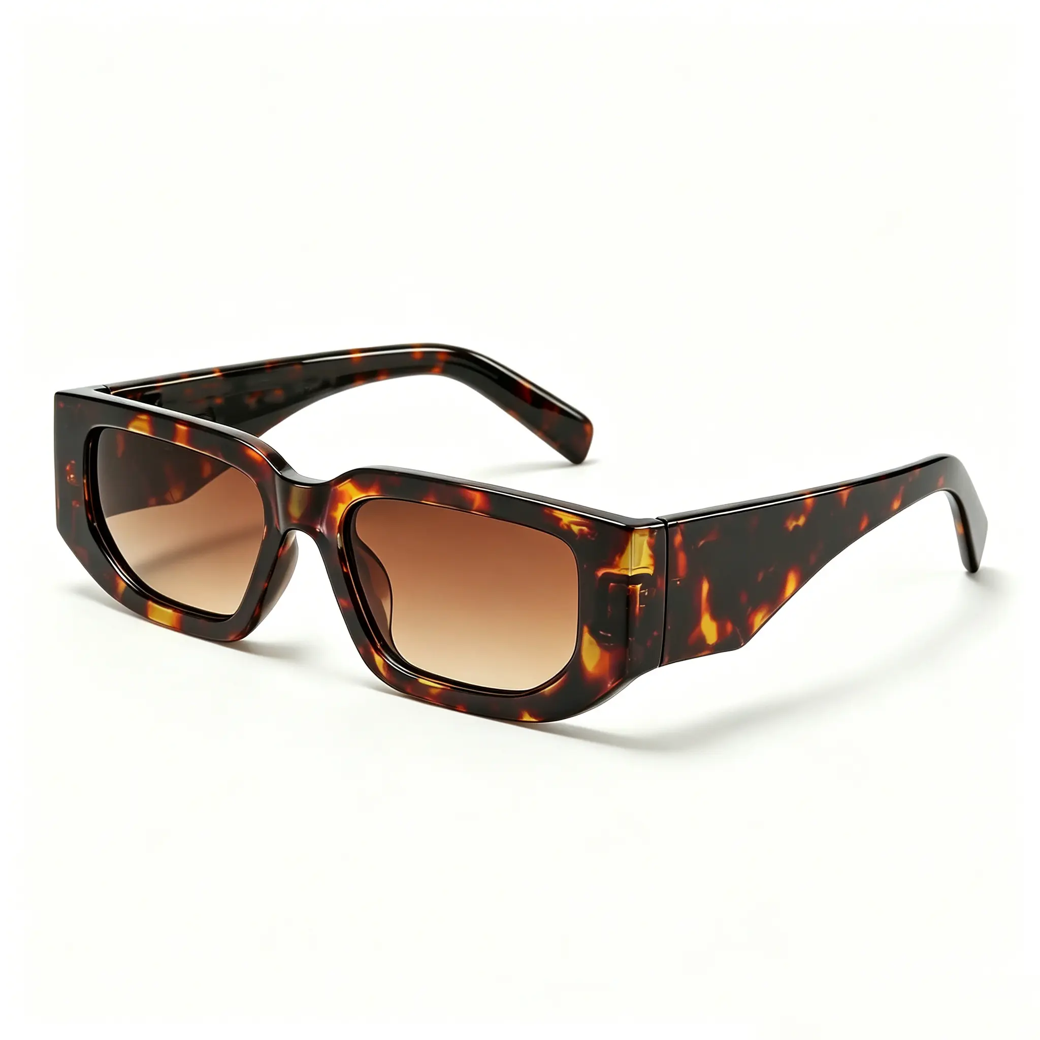 Fashion Retro Square Sunglasses for Men Women Classic Trendy Square Frame Shades UV400