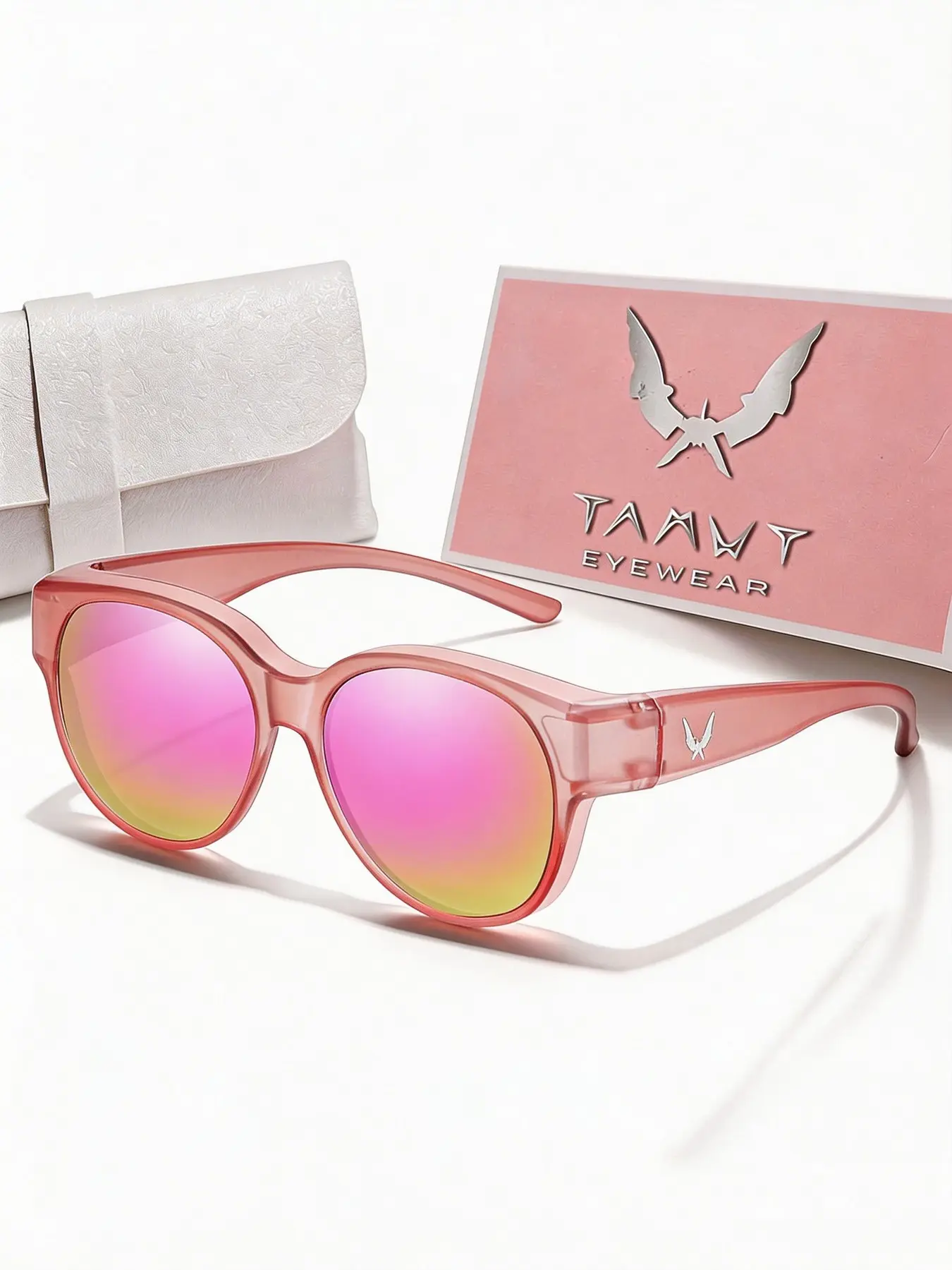 Fit Over Glasses Leopard Pattern Sunglasses for Women & Men